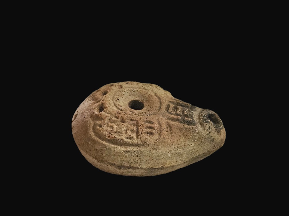 Lampe à huile dite « lampe grenouille », Égypte, type Schier A 5.4, IIe – IVe siècle apr. J.-C.-photo-4