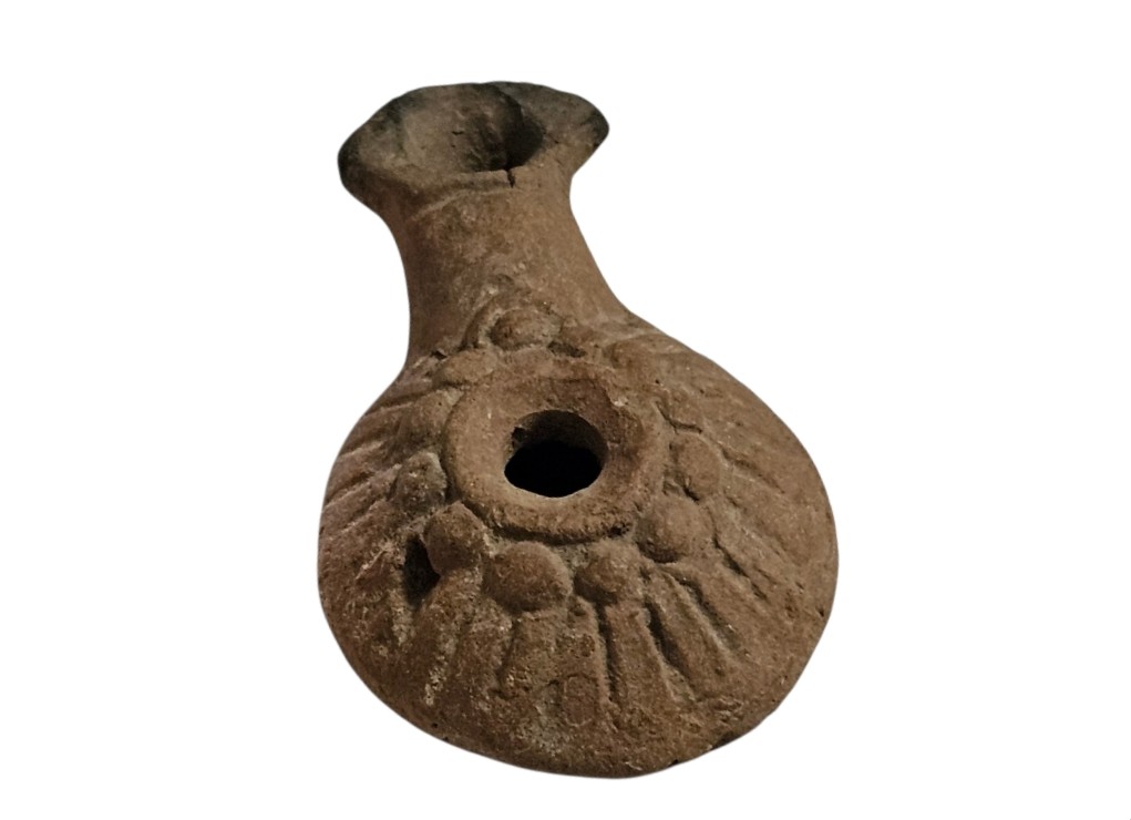 Egyptian Oil Lamp, Type Similar To Cahn-klaiber 3.1.6 Egypt, Late 2nd – 1st Century Bc-photo-4
