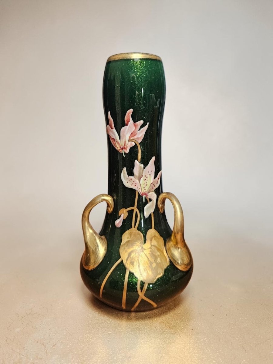 Vase Attributed To Montjoye Saint-denis, Art Deco Period