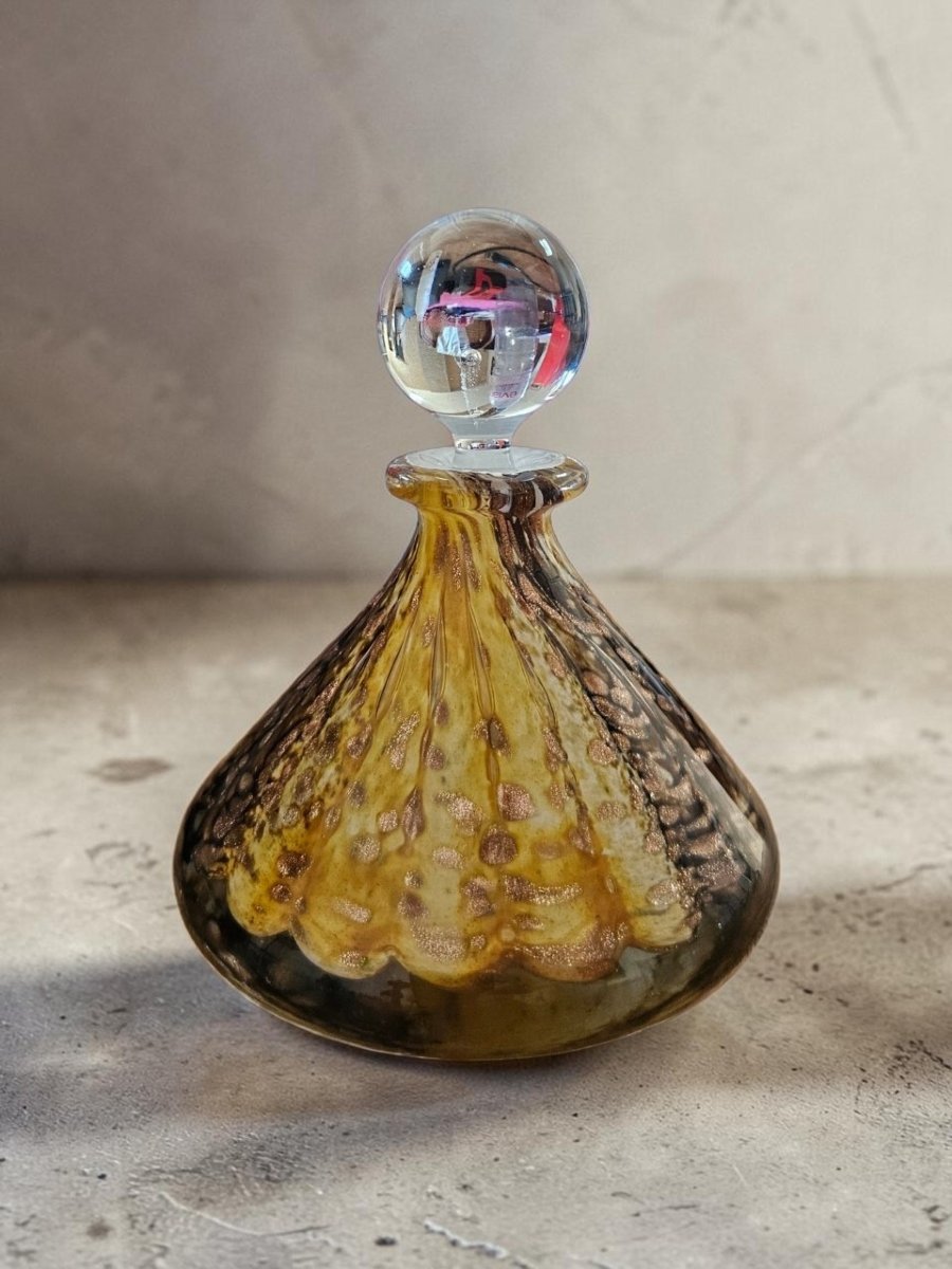 Perfume Bottle From The “special Flowers” Series By Timothy Harris For Isle Of Wight Studio Glass-photo-3