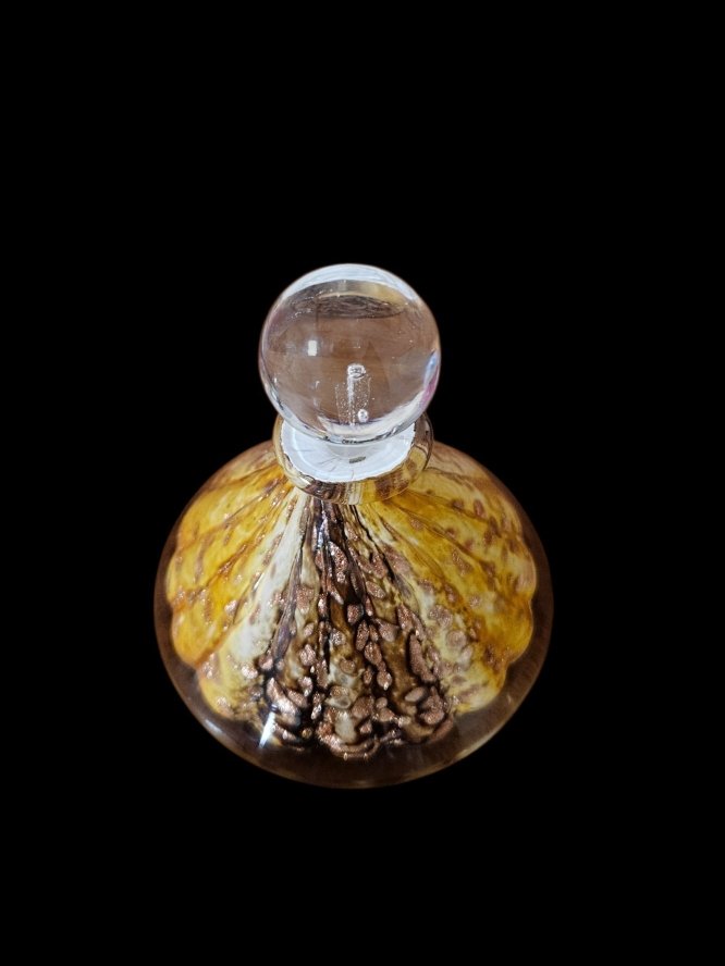 Perfume Bottle From The “special Flowers” Series By Timothy Harris For Isle Of Wight Studio Glass-photo-4