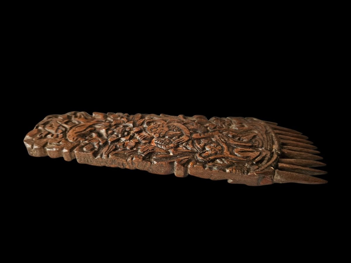 19th-century Wooden Comb, Bali-photo-2