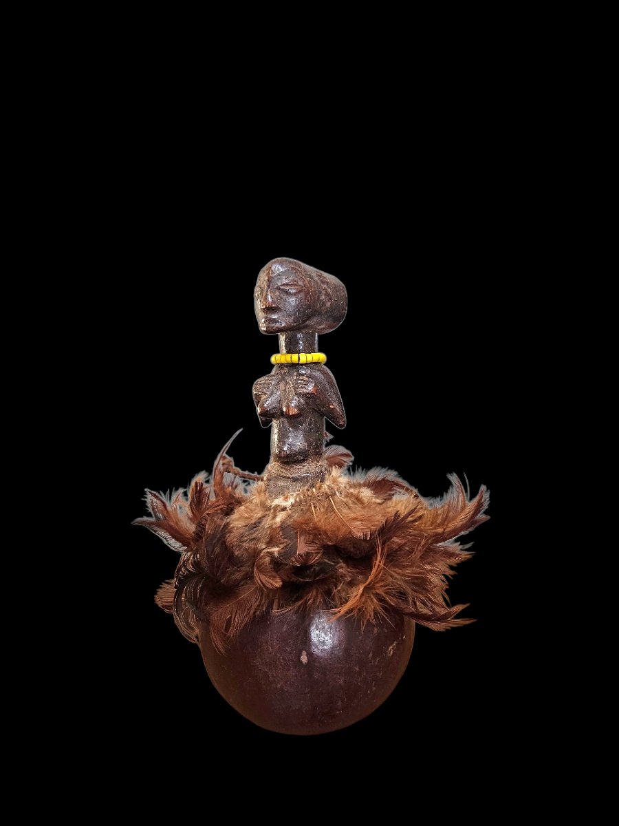 Calebasse De Divination – Luba – République Démocratique Du Congo – Première Moitié XXe -photo-4