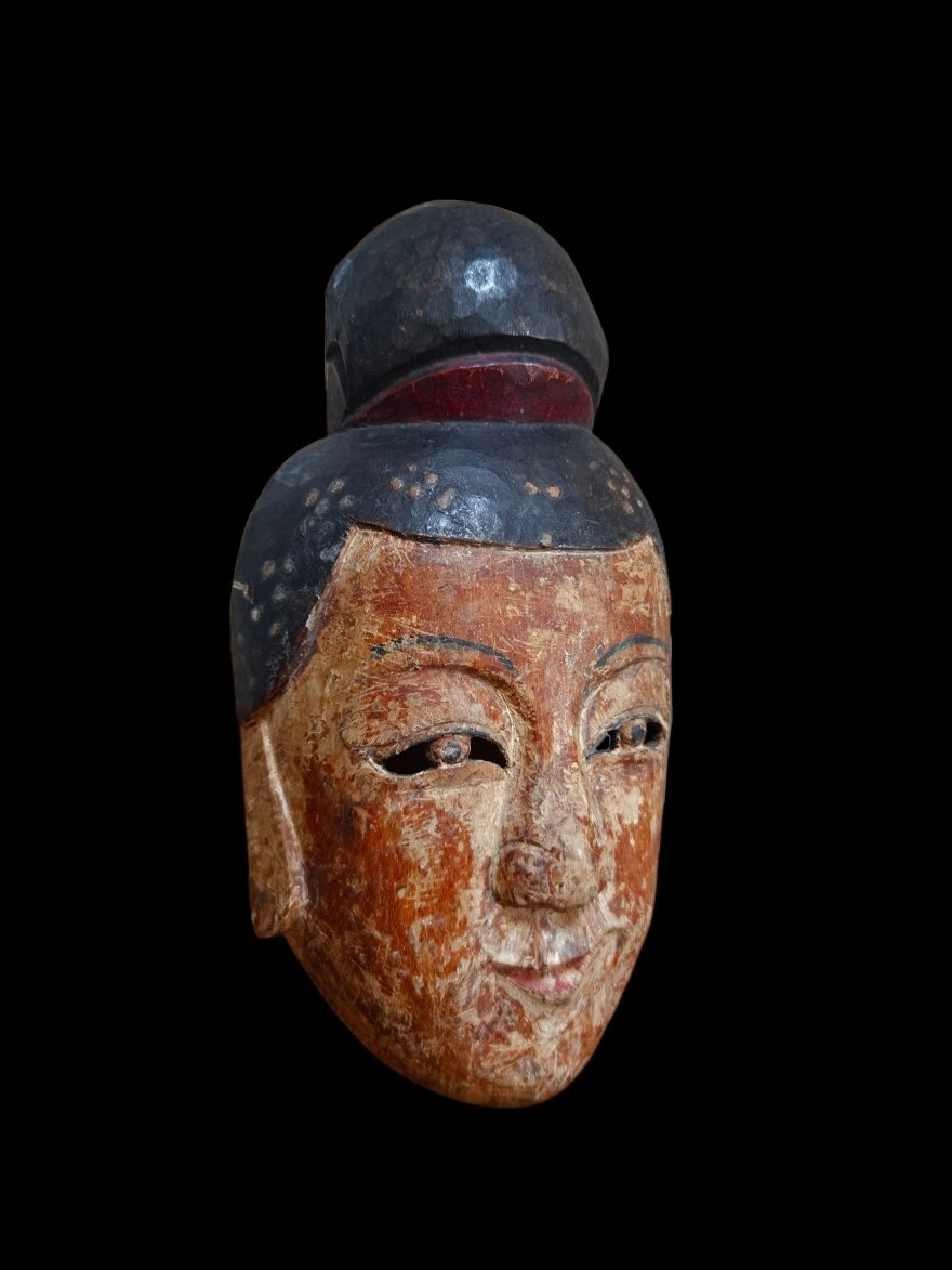 Masque  du Yunnan, Chine du Sud-Ouest Fin XIXᵉ – début XXᵉ siècle-photo-2