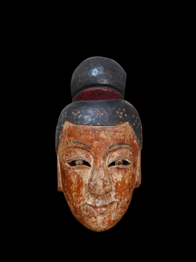 Masque  du Yunnan, Chine du Sud-Ouest Fin XIXᵉ – début XXᵉ siècle