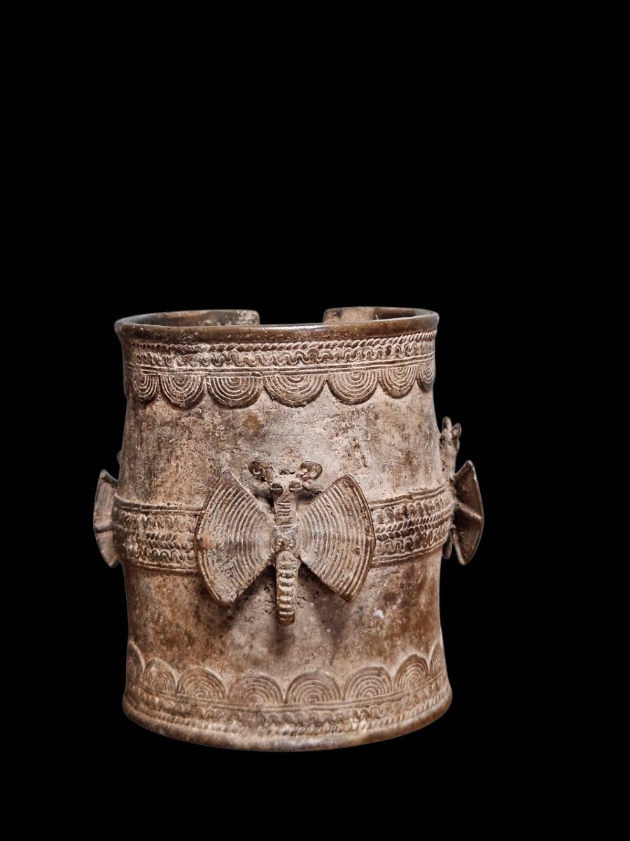 Chevillière aux trois papillons ,  Gan, région de Gaoua, Burkina Faso,  XIXème