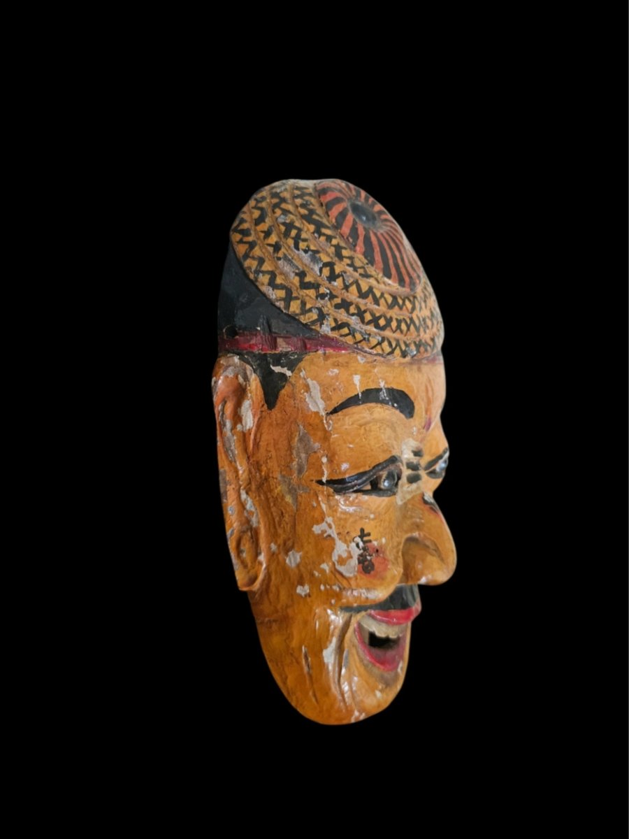 Masque du théâtre Nuo  Hunan, Chine centre -sud Fin XIXe – début XXe siècle    -photo-4