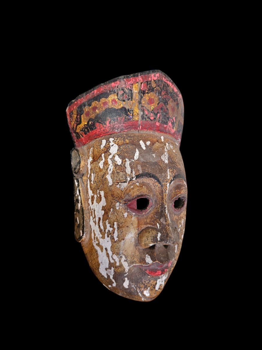 Nuo Theater Mask, Guizhou, Southwestern China, 19th Century. -photo-2