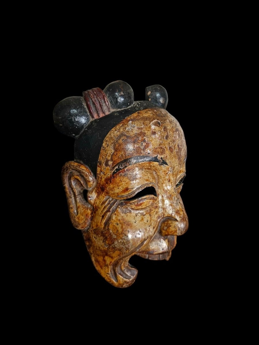 Masque Nuo , Chine du Sud-Ouest, probablement Yunnan ou Guizhou  XIXᵉ siècle              -photo-2