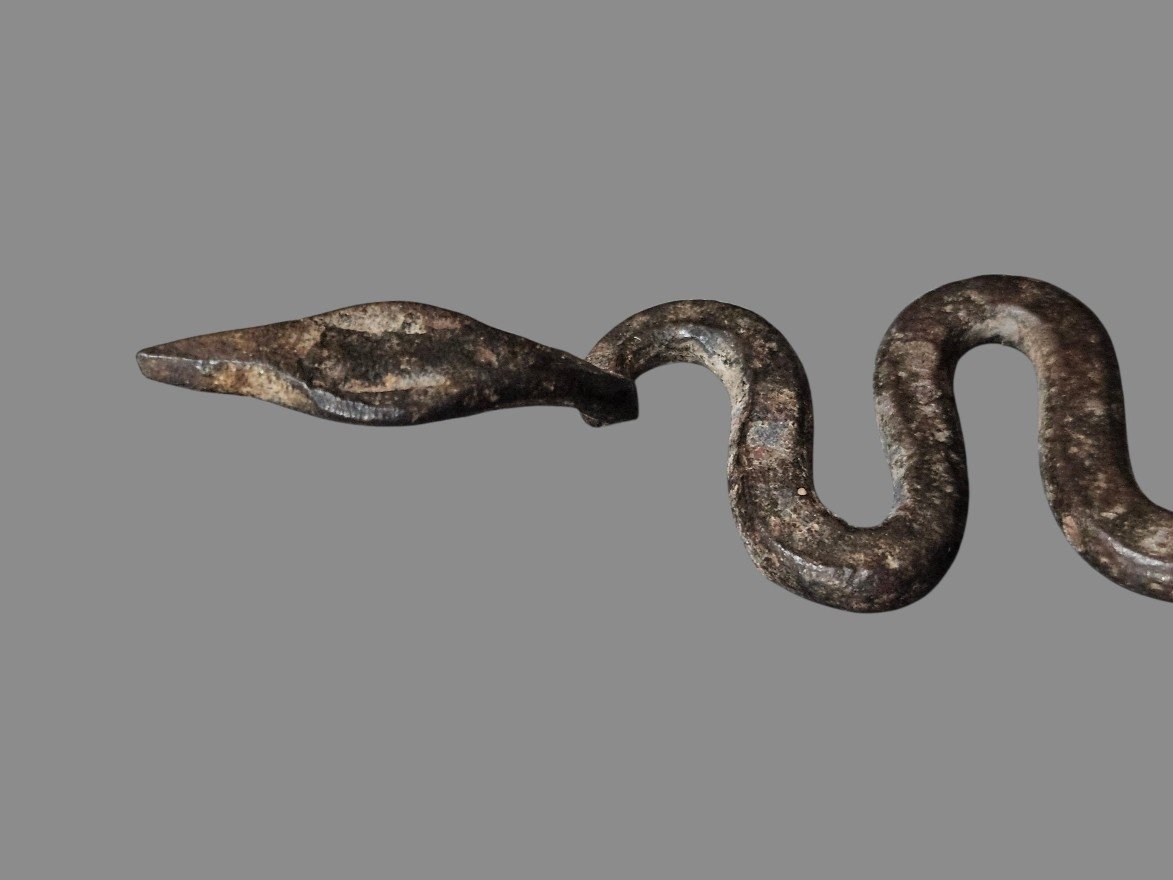 Serpent  Lobi, Burkina Faso. Fin du XIXᵉ – début du XXᵉ siècle.-photo-1