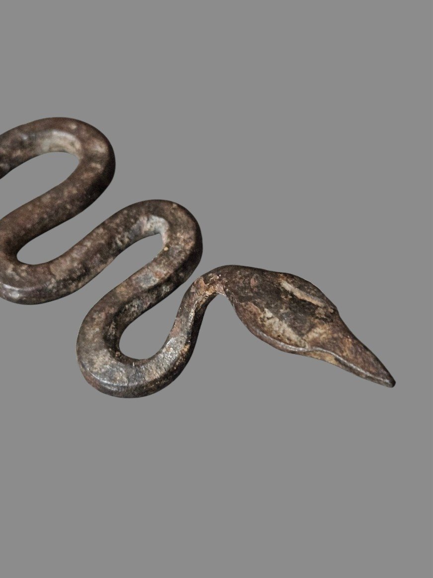 Serpent  Lobi, Burkina Faso. Fin du XIXᵉ – début du XXᵉ siècle.-photo-2