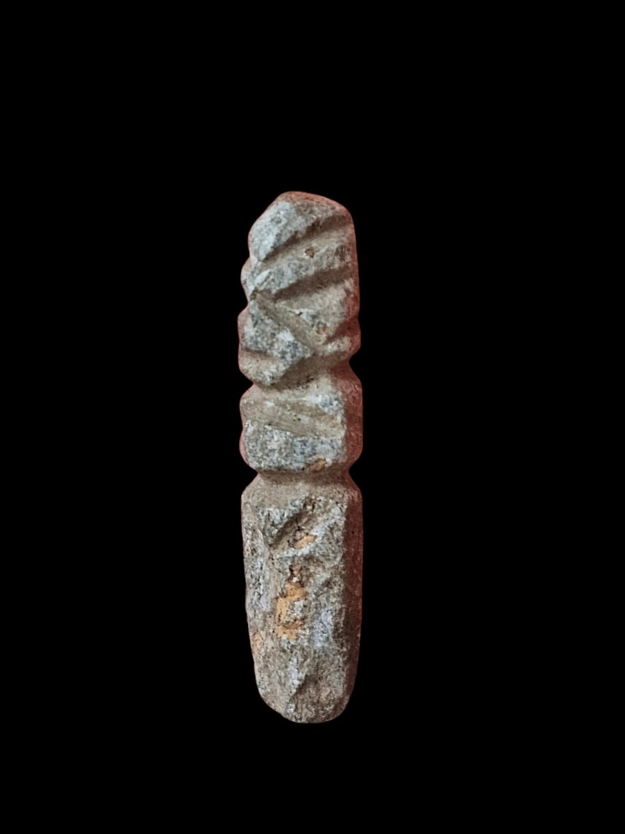 Amulette  Culture Mezcala, région du Guerrero, Mexique 400–100 av. J.-C.-photo-4