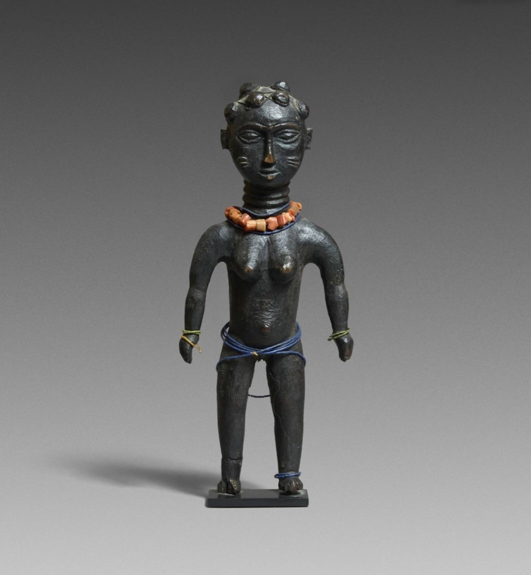 Female Agni Figurine, Republic Of Côte D’ivoire.