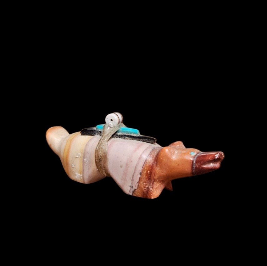 Amulette, Zuni, Nouveau-Mexique, États-Unis.