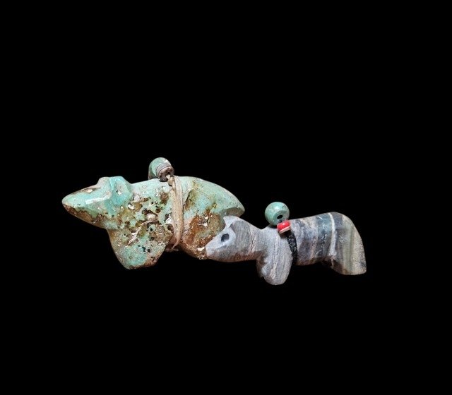 Two Zuni Amulets, New Mexico, United States, Circa 1950–1960 -photo-2