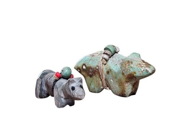 Two Zuni Amulets, New Mexico, United States, Circa 1950–1960 