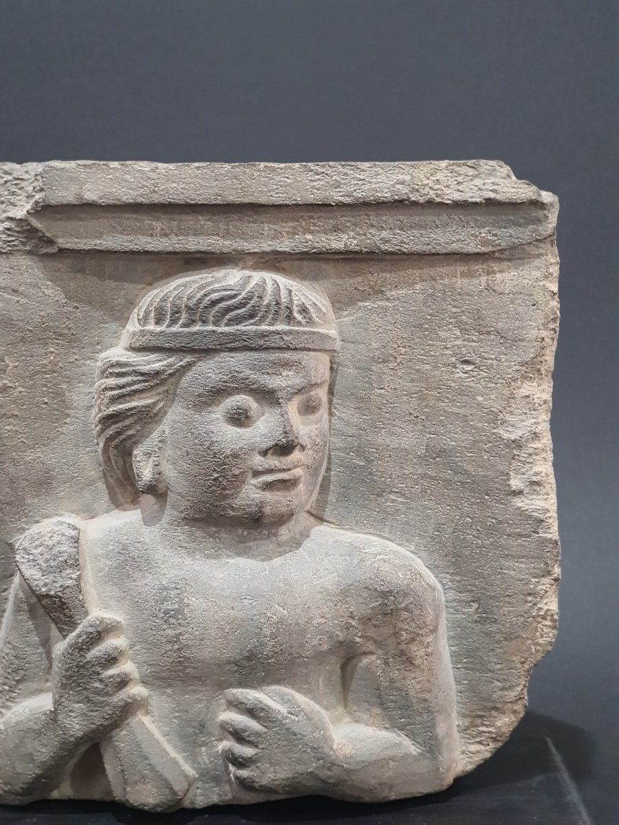 Stèle Art Du Gandhara IIe / Vème Siècle Après Jc-photo-3