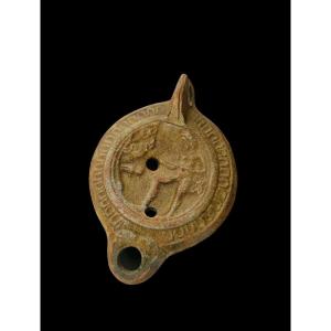 Mediterranean Basin Oil Lamp, Roman Period, 150 To 250 Ad, (bussière Dx I Type) 