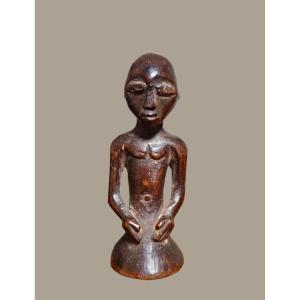 Statuette Bankishi - Luba - Rdc - Début XXe - Art Primitif / Tribal / Africain