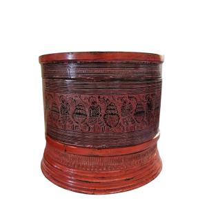  Boîte à bétel, région de Pagan (Bagan), Birmanie (Myanmar), fin XIXe – début XXe siècle
