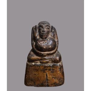 Wooden Buddha, Burmese Workshop, Late 19th – Early 20th Century.