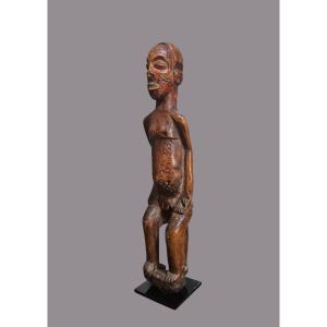 Tchokwé Female Statuette, Democratic Republic Of Congo / Angola.