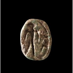 Stone Scarab From Egypt, Late Middle Kingdom/early New Kingdom, Circa 1750–1500 Bc