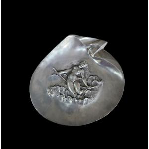 Pewter Trinket Tray - Ar Déco