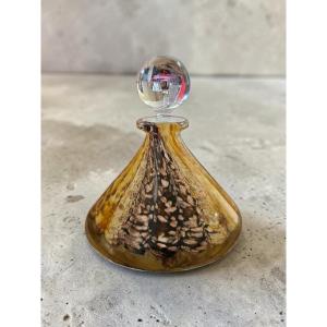 Perfume Bottle From The “special Flowers” Series By Timothy Harris For Isle Of Wight Studio Glass