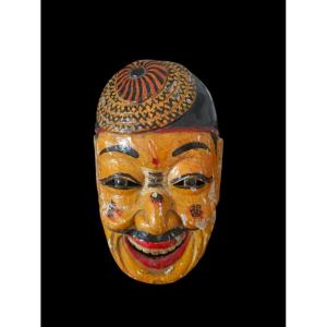 Nuo Theater Mask, Hunan, South-central China, Late 19th–early 20th Century