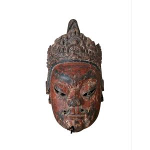 Masque Nuo Hunan, Chine du Sud XIXe siècle