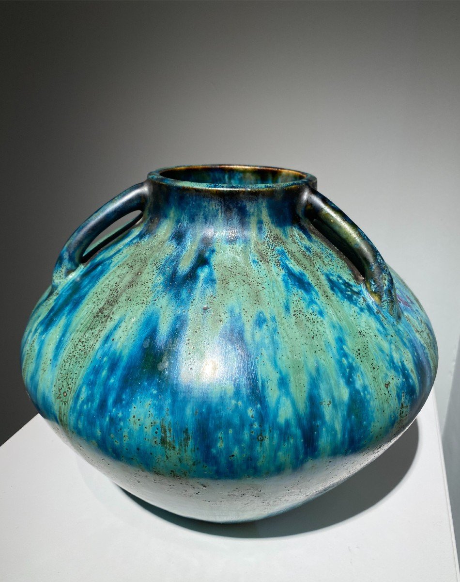 Dalpayrat, Vase Aux Trois Anses, Céramique Art Nouveau
