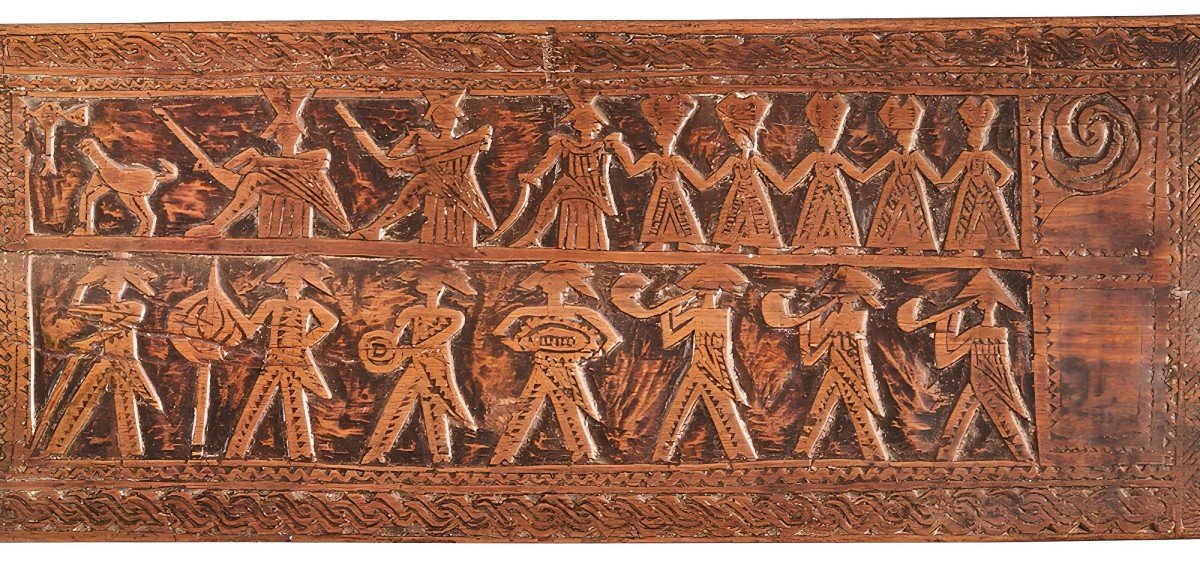 Rare Grand Bois De Lit, Madagascar, Art Tribal Afrique-photo-3