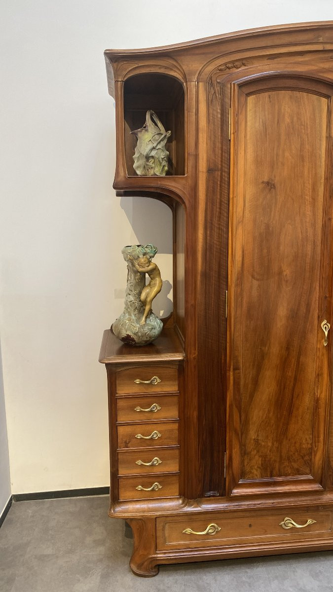 Pierre Selmersheim, Meuble de salon ou chambre Art Nouveau-photo-2