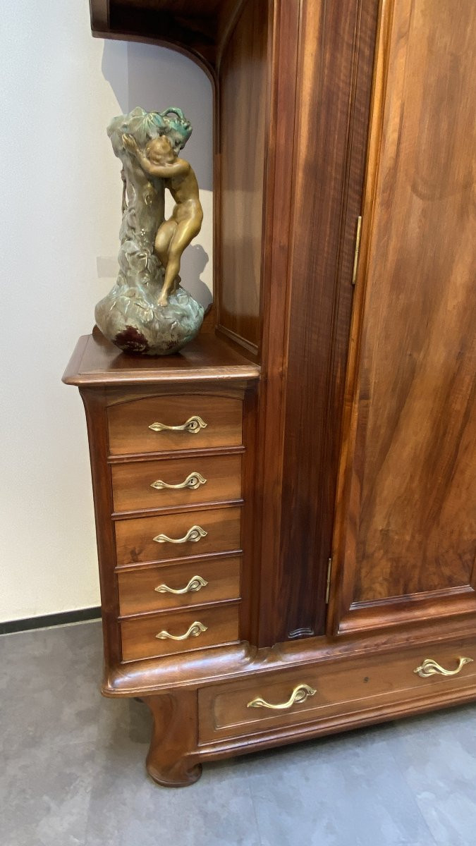 Pierre Selmersheim, Meuble de salon ou chambre Art Nouveau-photo-4