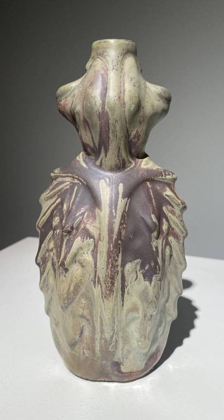 Ernest Bussière, Scarabée, Céramique Art Nouveau