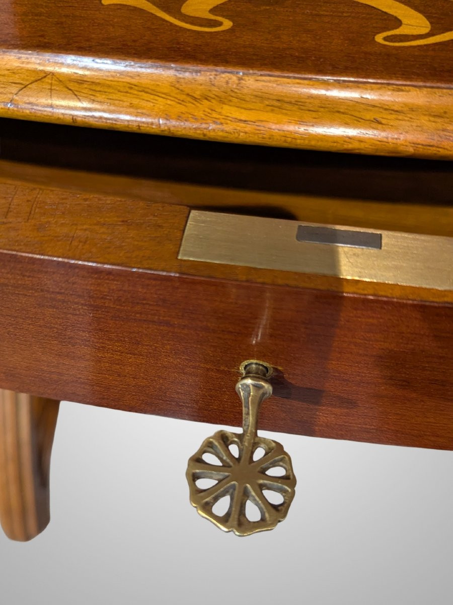 Louis Majorelle, Bureau de dame ou Ecritoire Art Nouveau-photo-3