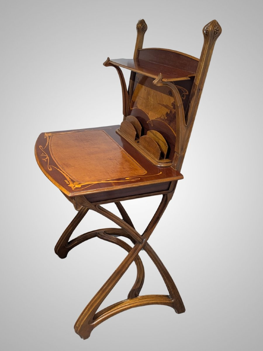 Louis Majorelle, Bureau de dame ou Ecritoire Art Nouveau-photo-1
