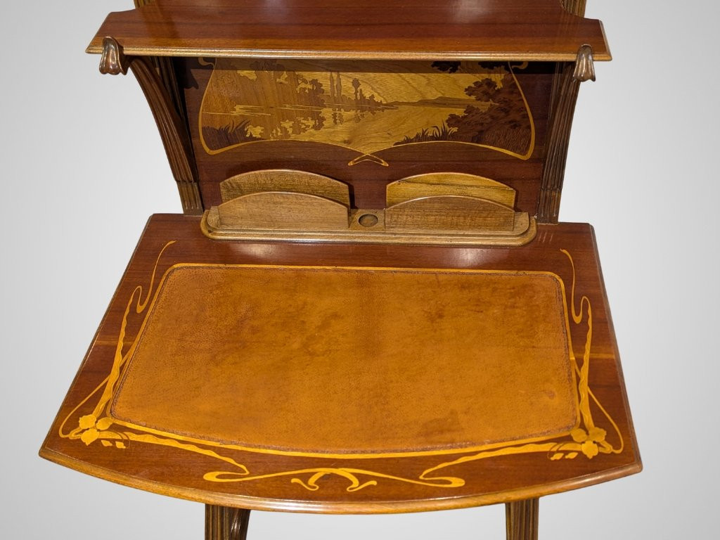 Louis Majorelle, Bureau de dame ou Ecritoire Art Nouveau-photo-2