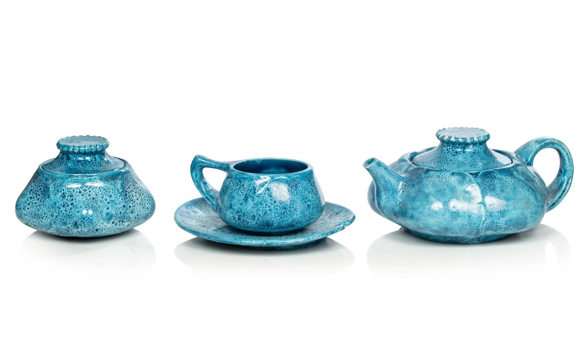 Emile Decoeur, Solo Tea Service Art Nouveau