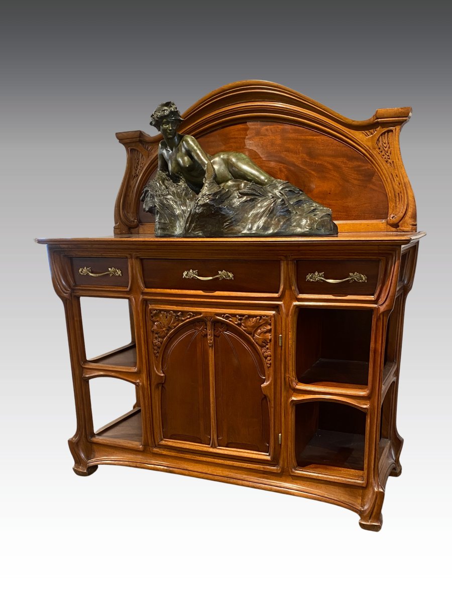 Hector Michaut, Rare buffet Art Nouveau Ecole de Nancy