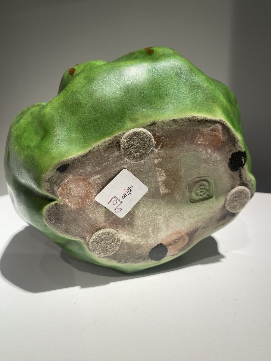 Rupert Carabin, Femme à la courge, Céramique Art Nouveau-photo-3