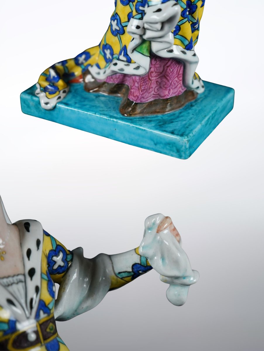 Théodore Deck, L'Amour courtois, Céramique-photo-3