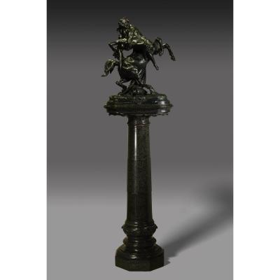 Albert-ernest Carrier-belleuse (a. Rodin), l'Enlèvement d'Hippodamie. Ca 1870 - Art Nouveau