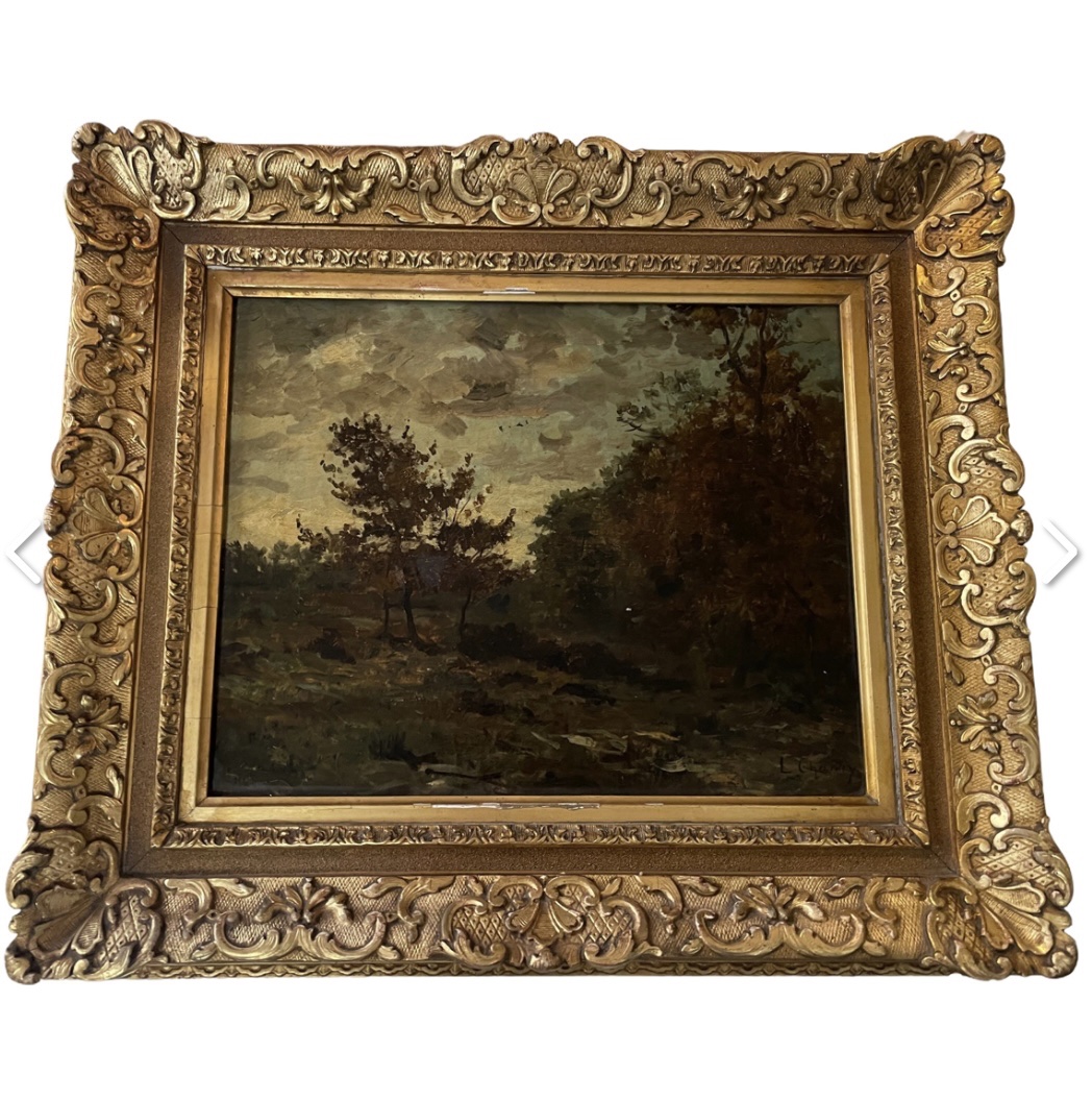 Paysage boisé de Léonce Martin Chabry