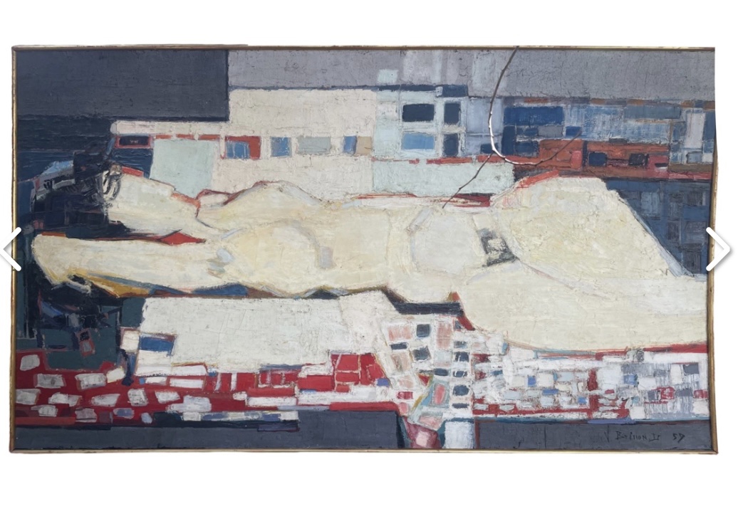 A Modern Figurative Composition By V. Brisson