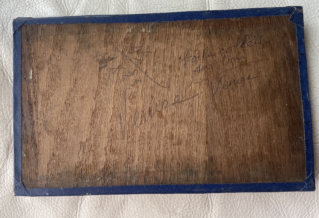 Émile Boivin – Venise et ses gondoles – Toile marouflée sur panneau, signée-photo-4