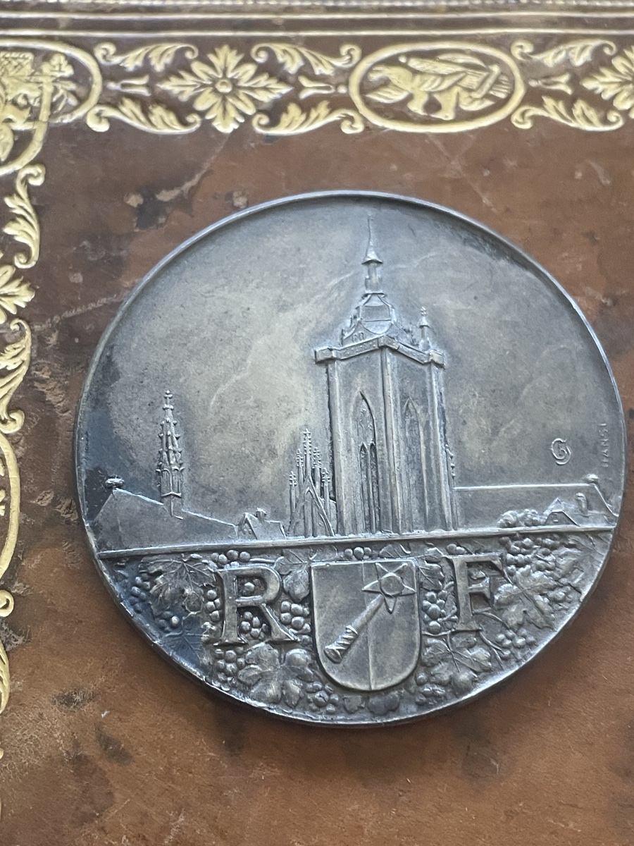 Médaille de Congrès de Hansi ( Jean-Jacques waltz)– Colmar 1935 – Importateurs de Charbons -photo-3