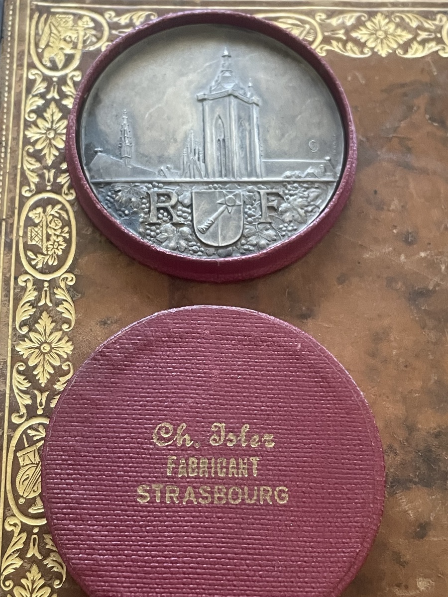 Médaille de Congrès de Hansi ( Jean-Jacques waltz)– Colmar 1935 – Importateurs de Charbons -photo-4
