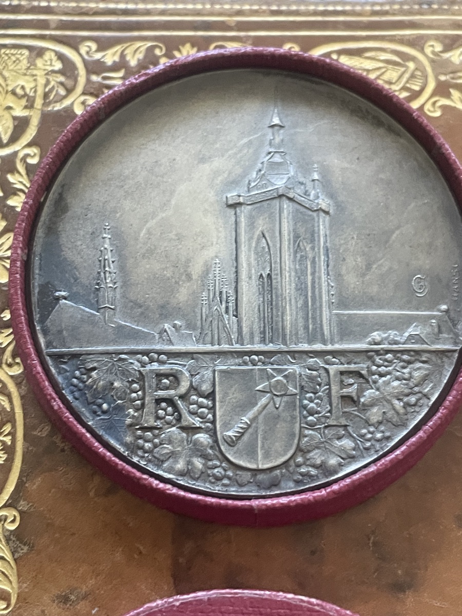 Médaille de Congrès de Hansi ( Jean-Jacques waltz)– Colmar 1935 – Importateurs de Charbons 